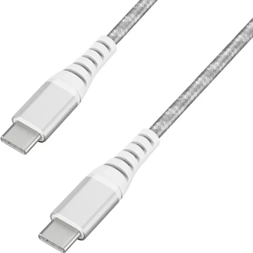 IRIS 517602高度耐用的USB-C到USB-C电缆1M银