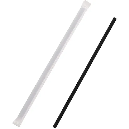 Heiko Straight Straw 6x21黑色单袋（200件）