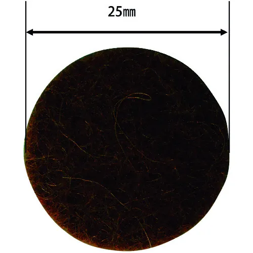 瓦基毡垫，深棕色，25φ，8张