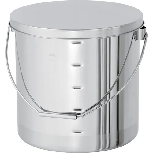 悬挂不锈钢通用式通用容器，带有比例（地板盖）7L
