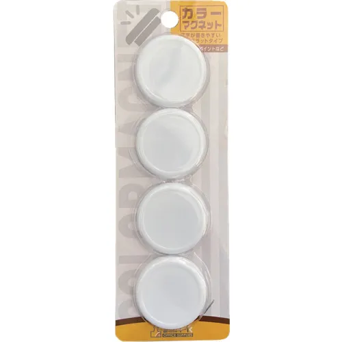 Sankei彩色磁铁40φWhite4件