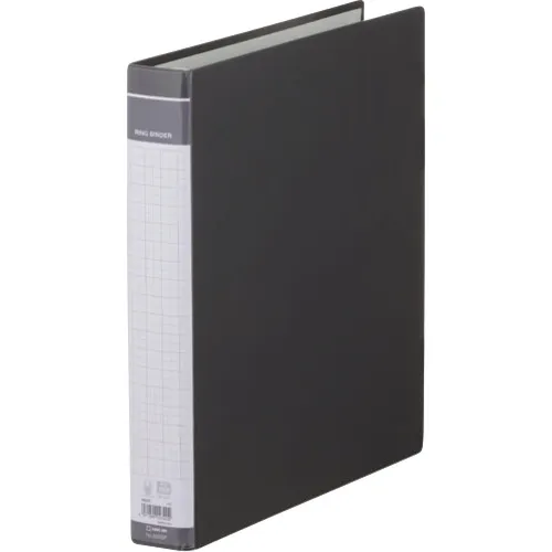 国王Jim Ring Binder BF A4垂直型黑色内径32mm 300张
