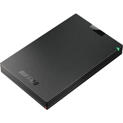 布法罗迷你站USB 3.1（gen.1）兼容便携式HDD标准型号黑色1TB