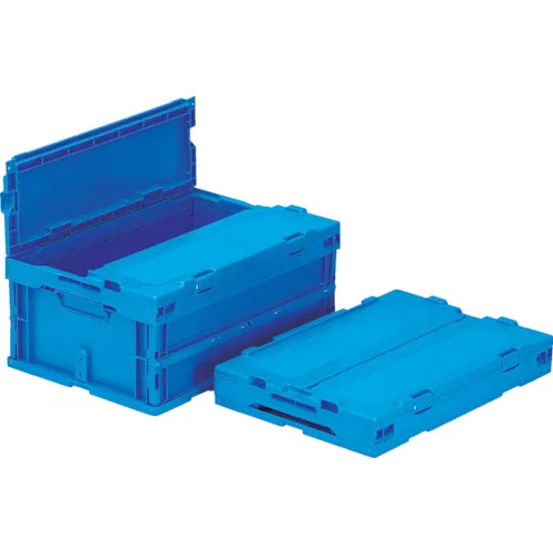 Sanko Lid集成折叠容器558890 Sankret Oricon P30B-SL蓝色