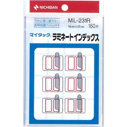 尼希巴安层压索引红色框架小ML-231R