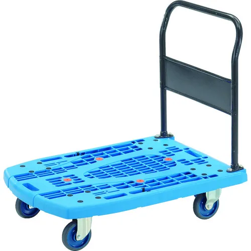Trusco树脂手推车Cartio Big固定900x600，带塞子蓝色
