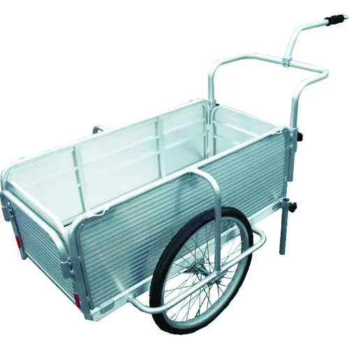 昭和　折りたたみリヤカー　自転車牽引型　１７４０×６７０×６３０