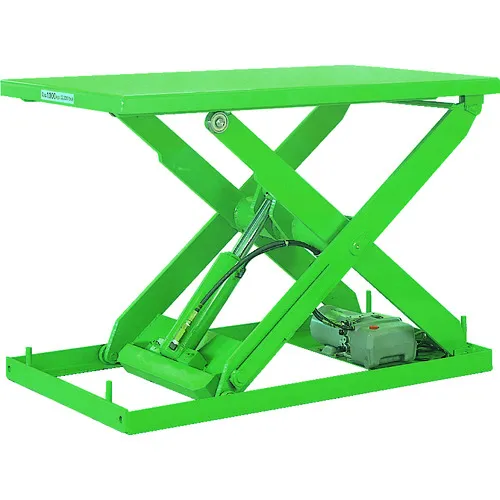Bishamon Table Lift NX系列均匀负载1000kg卒中845mm表尺寸1340 x 780mm