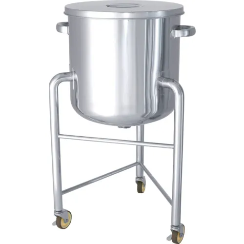 单纯不锈钢罐镜板类型的通用容器，带腿250L