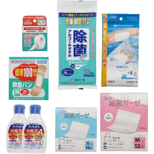 SANWA预防灾难急救套件替换套件，适用于10人