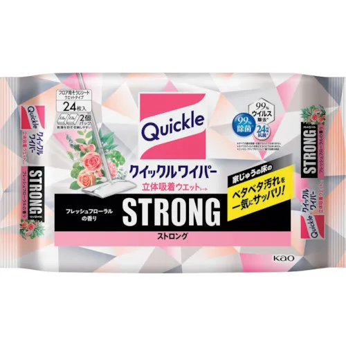 [停产] Kao Quickle雨刮器3D吸附湿板浓烈的新鲜花香气24张