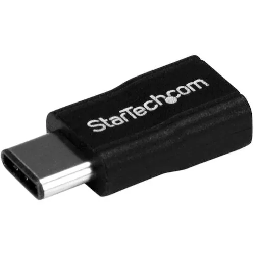 Startech USB Micro-B-C型转换适配器 / USB 2.0 / 480Mbps / aby to emay / black