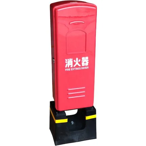 IWA聚碳酸酯类型10灭火器盒（容器盒）灭火，带有混凝土支架