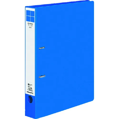 kokuyo d-Ring File <ER>蓝色A4垂直脊柱宽度45mm，H-udr430b