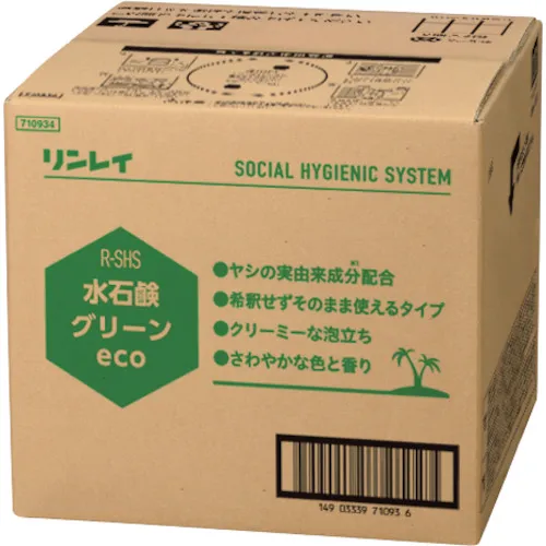 Rinrei SHS水肥皂绿色Eco 18L（围兜）洗手