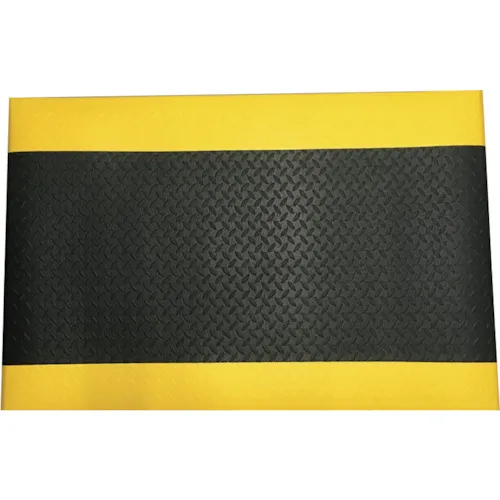 Safran疲劳还原垫60 x 90厘米黑色x黄色