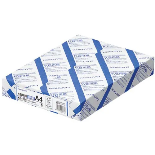 ＫＯＫＵＹＯ　ＫＢ用纸（共用纸）　６４ｇ　Ａ４　１册（５００枚）　ＫＢ－３９Ｎ