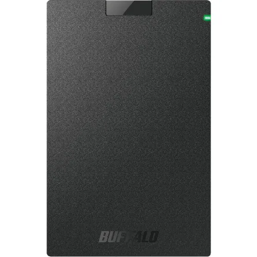 [停产]布法罗迷你站USB 3.1（gen.1）兼容便携式HDD标准型号黑色500GB