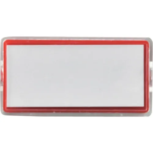 绿色十字磁铁卡盒红色MGK-50R 25 x 50 x 8毫米，带有backing Enbi