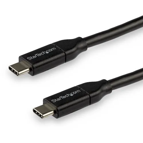 Startech USB-C电缆/3M/USB 2.0/480Mbps/type-C-type-C/100W/雄性/黑色/黑色
