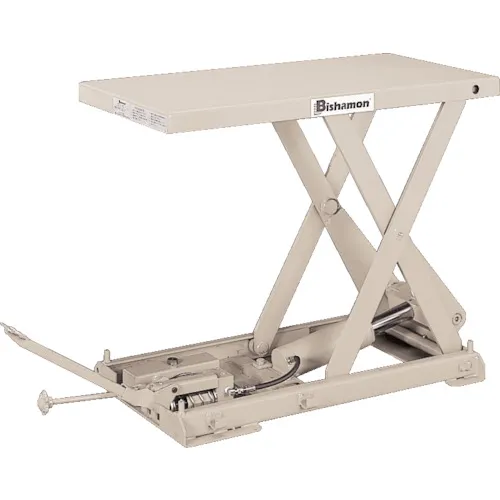 Bishamon Table Lift Chibi-chan系列脚型均匀载荷500千克举重高度650毫米桌尺寸518 x 1010毫米