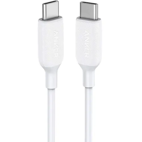 Anker Powerline III USB-C和USB-C电缆（USB2.0兼容）0.9m白色