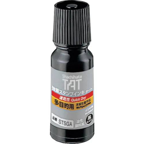 shachihata-强邮票墨水 - 塔托快速干燥多功能小瓶 - 黑色
