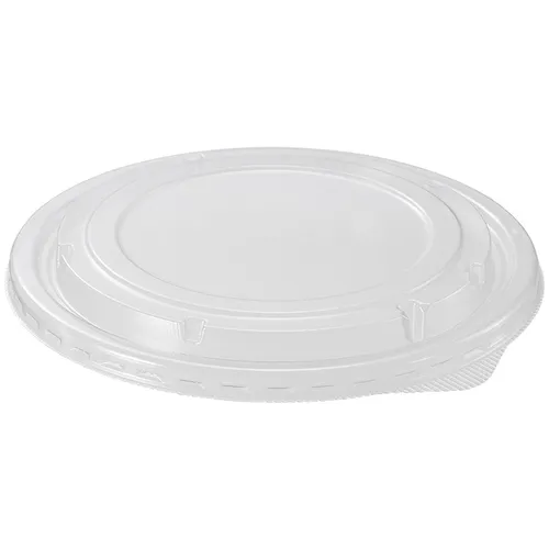Heiko食品容器未漂白的食物杯清除浅盖1100ml 50件