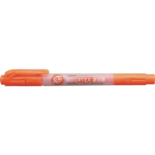 斑马荧光笔荧光荧光OPTEX 2-EZ橙色