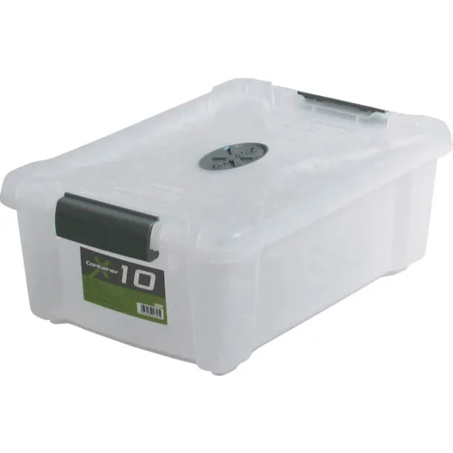 jej ustage盖子存储盒x容器＃10清除13L