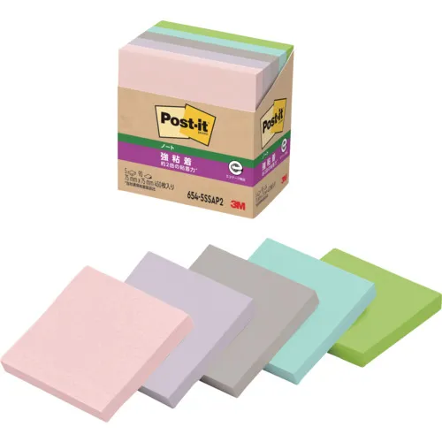 3M Post-It（R）强粘性笔记本回收纸654-5SSAP22