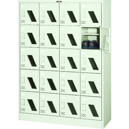 20人的Trusco鞋套1050x380xh1437带架子，窗户