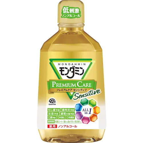 Earth Mondamin高级护理敏感的高级柑橘薄荷1080ml