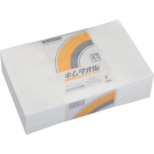 Crecia Paper Wiper Kim毛巾白色尺寸L 50张X 12束/1C（框）= 600张（61100/61101）