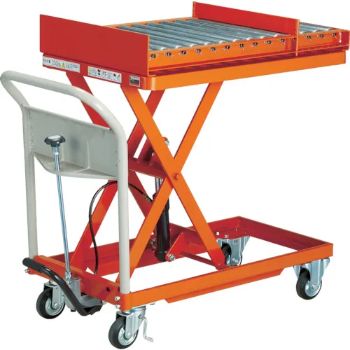 [停产] Trusco [售罄并停止]移动模具的手动提升器200kg 500x600带旋转桌